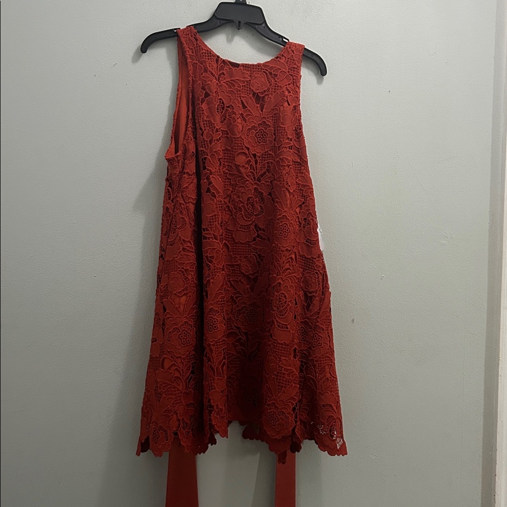 MESTIZA NEW YORK Luli Guipure Lace Tent Dress - Picture 6 of 8